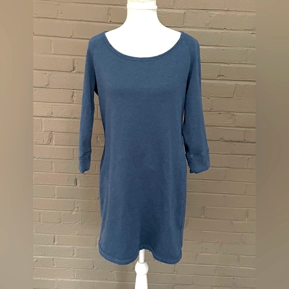UGG blue fleece lined night dress M-L
